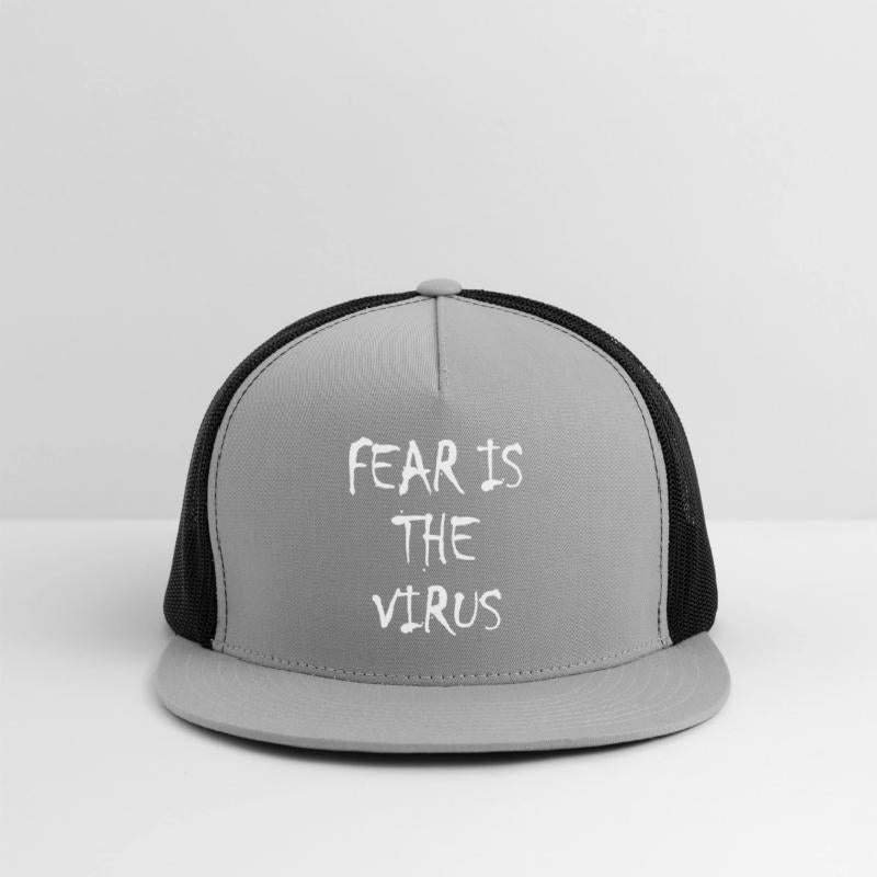 Fear is the Virus anti mask freedom saying