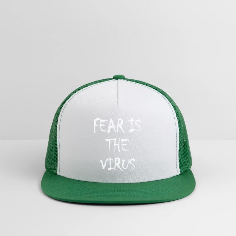 Fear is the Virus anti mask freedom saying