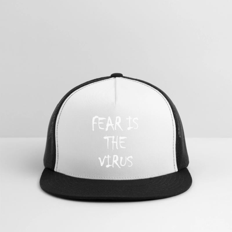 Fear is the Virus anti mask freedom saying