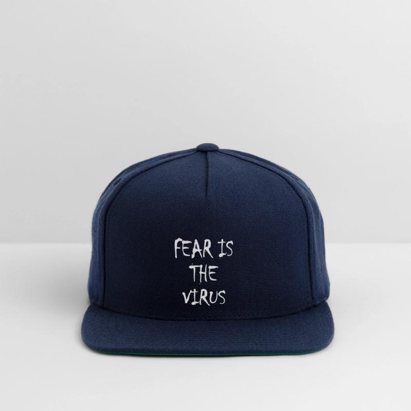 Fear is the Virus anti mask freedom saying