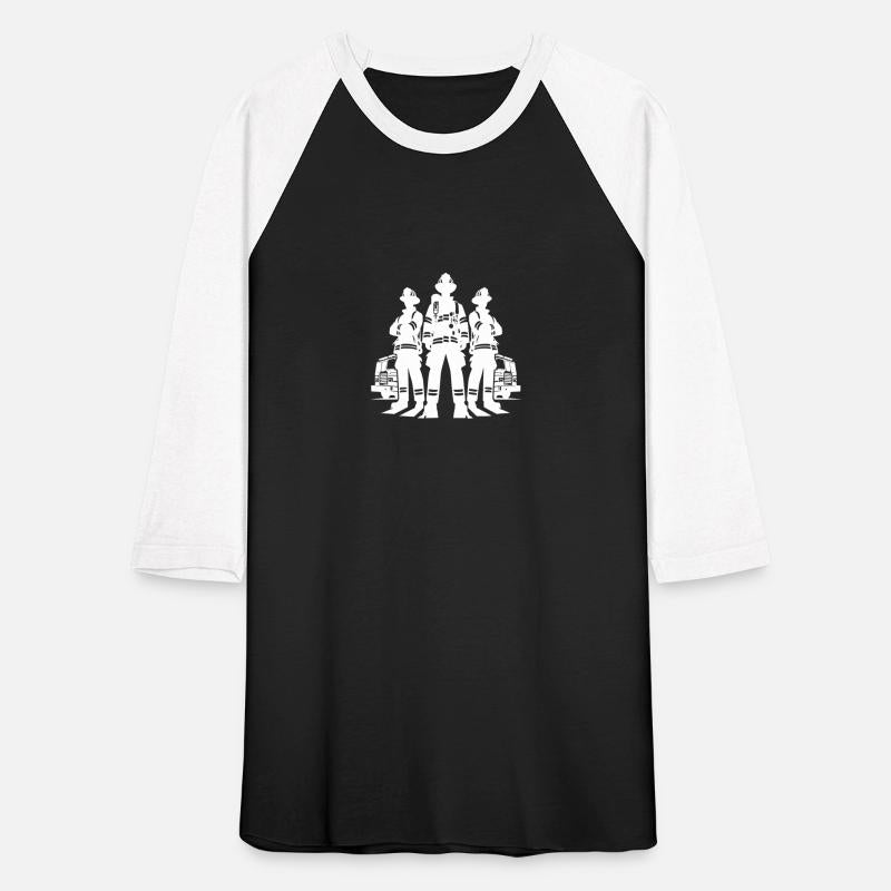 Firefighters In Action Portrait