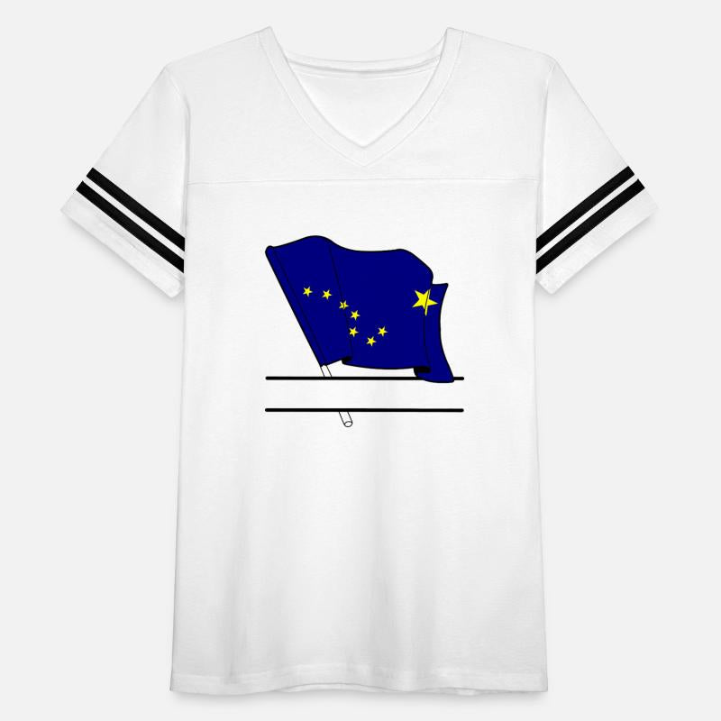 Flag Alaska text banner