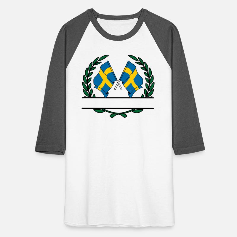 Flags Sweden laurel wreath banner