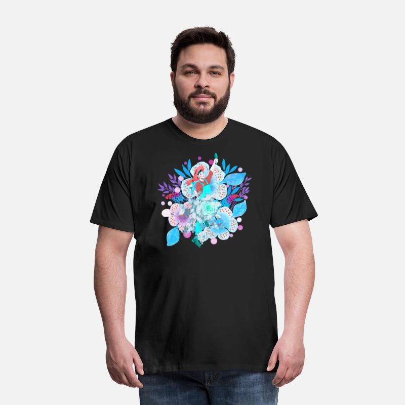 Florist with beautiful flowers