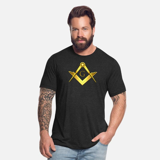 Freemason Symbol Square Compass G Gold Masonic