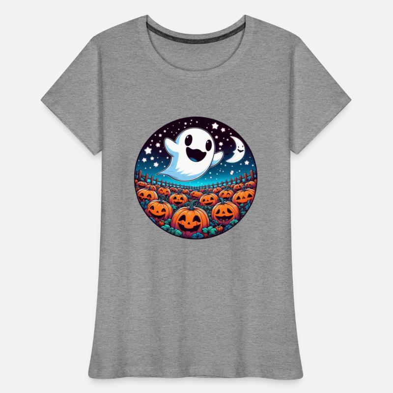 Friendly Ghost in the Pumpkin Patch