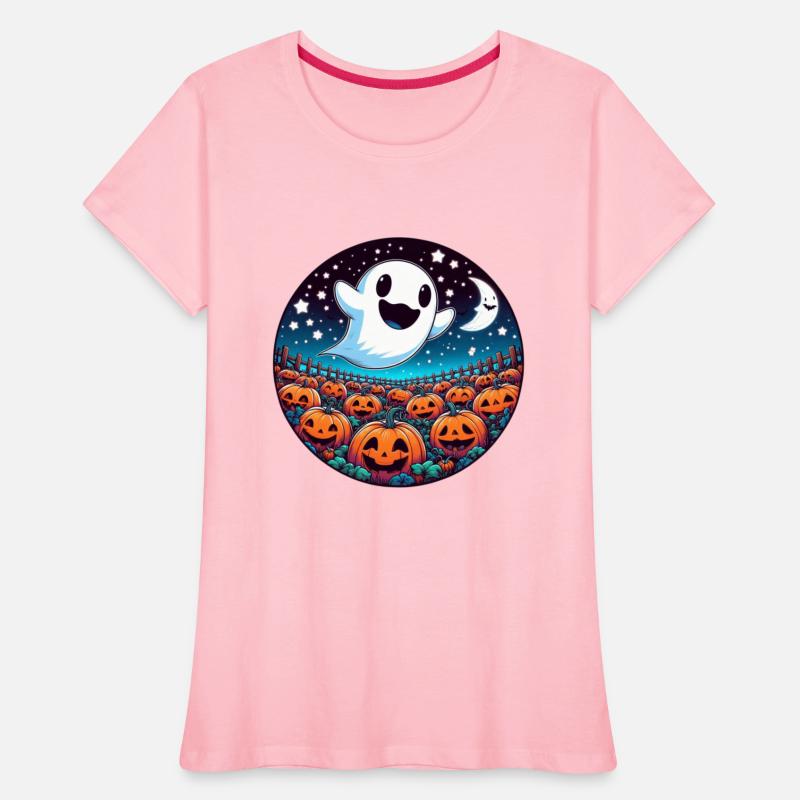 Friendly Ghost in the Pumpkin Patch