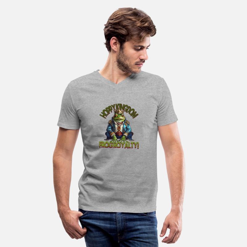 frog king mascot t shirt design