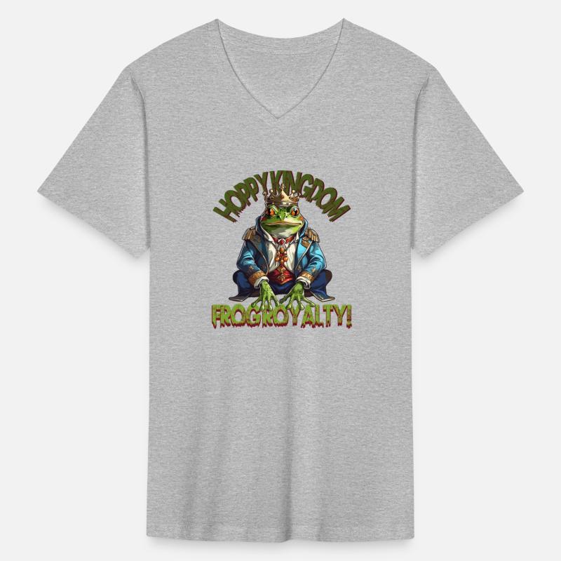 frog king mascot t shirt design