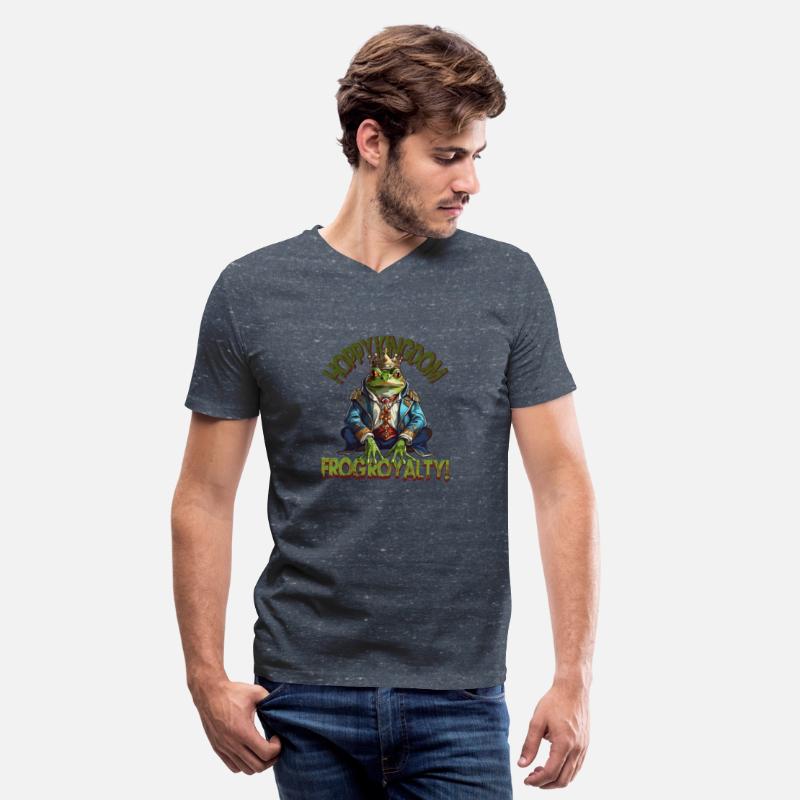 frog king mascot t shirt design