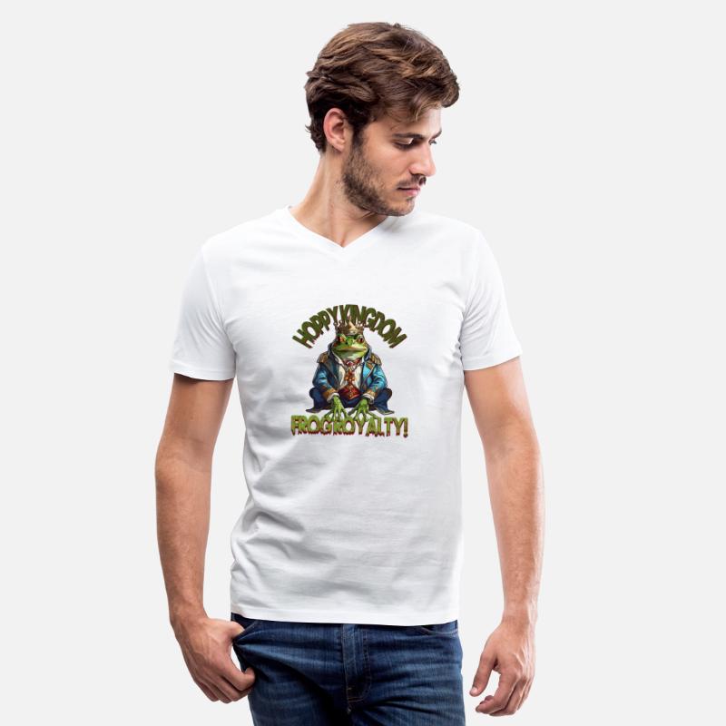 frog king mascot t shirt design