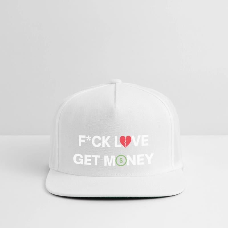 Fuck Love Get Money | Broken Red Heart Green Dolla