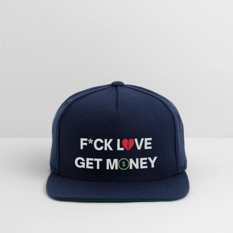 Fuck Love Get Money | Broken Red Heart Green Dolla