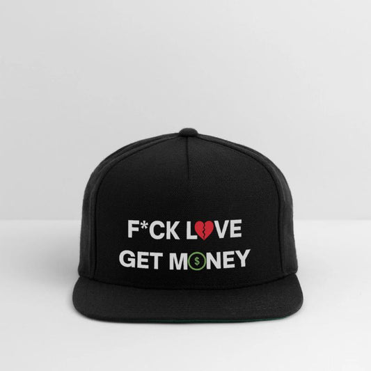 Fuck Love Get Money | Broken Red Heart Green Dolla
