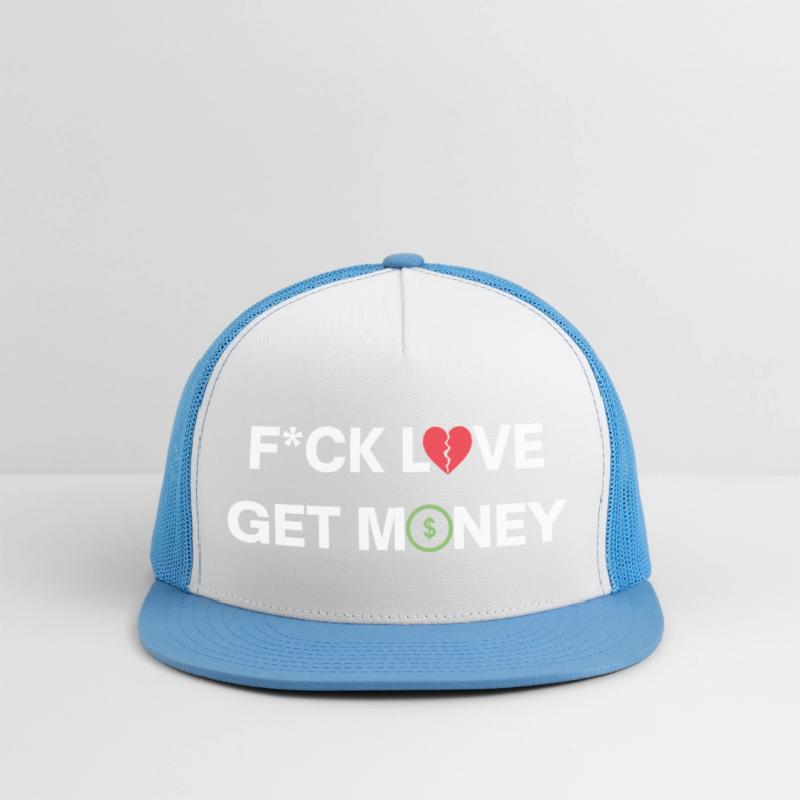 Fuck Love Get Money | Broken Red Heart Green Dolla