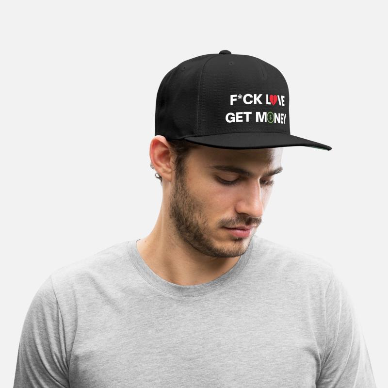 Fuck Love Get Money | Broken Red Heart Green Dolla