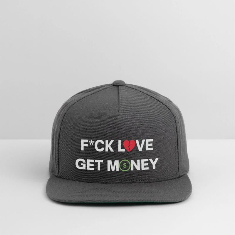 Fuck Love Get Money | Broken Red Heart Green Dolla
