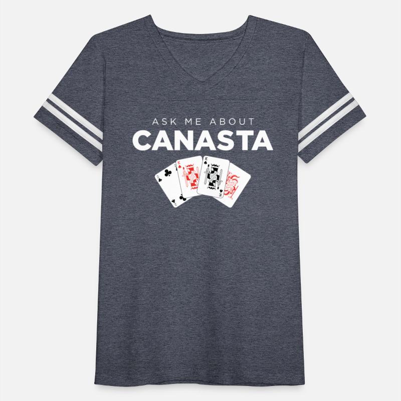 Funny Card Playing Ask Me About Canasta design