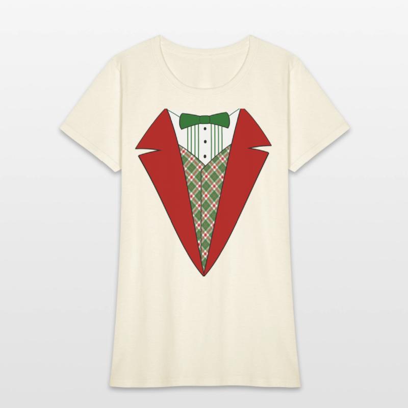 Funny Christmas Tuxedo, Red and Green Tux