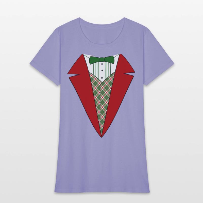 Funny Christmas Tuxedo, Red and Green Tux