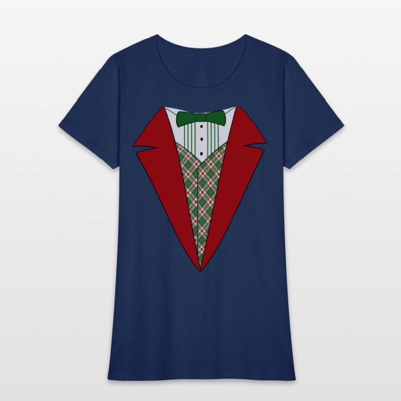 Funny Christmas Tuxedo, Red and Green Tux