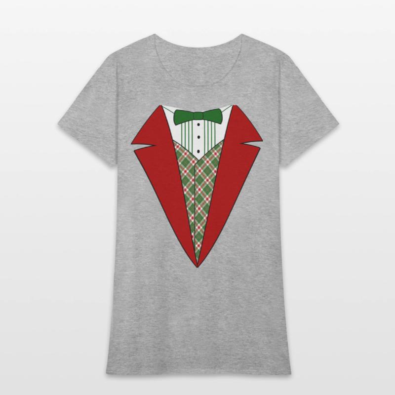 Funny Christmas Tuxedo, Red and Green Tux