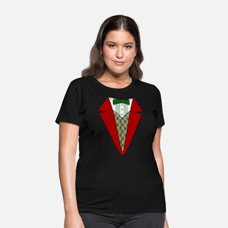 Funny Christmas Tuxedo, Red and Green Tux
