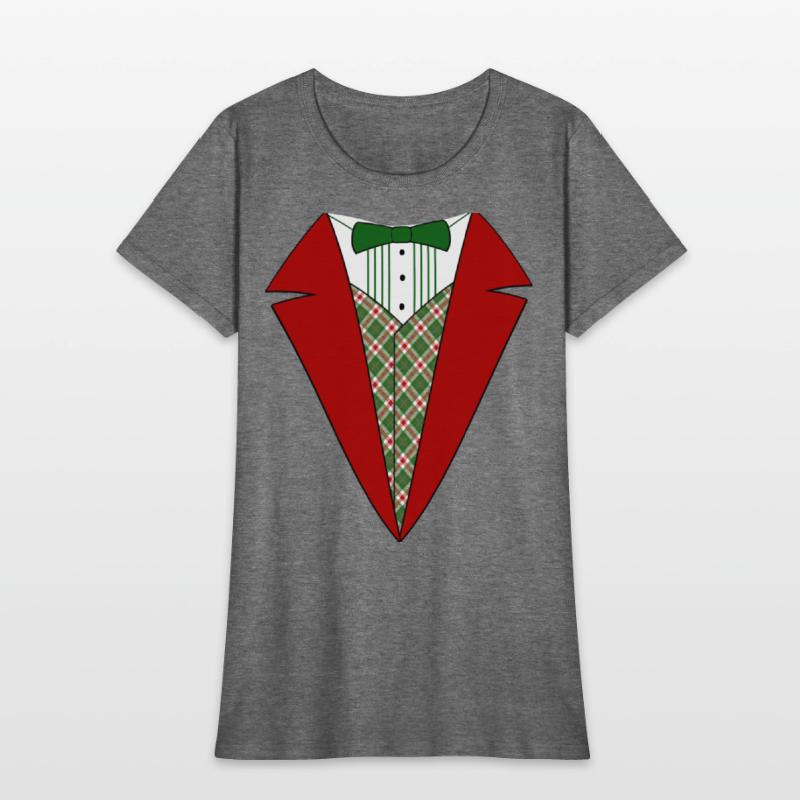 Funny Christmas Tuxedo, Red and Green Tux