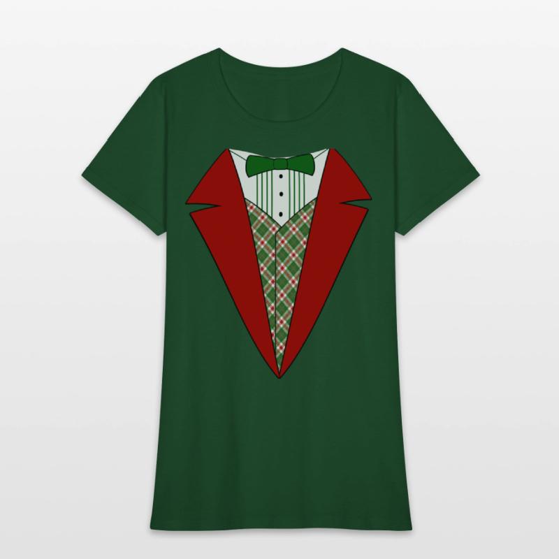 Funny Christmas Tuxedo, Red and Green Tux