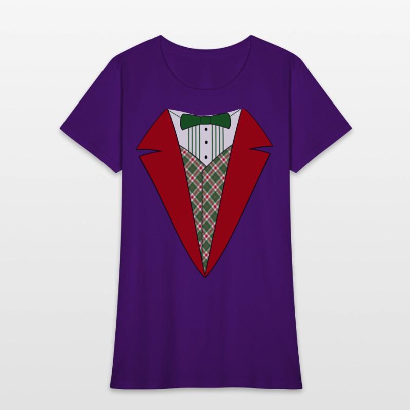 Funny Christmas Tuxedo, Red and Green Tux