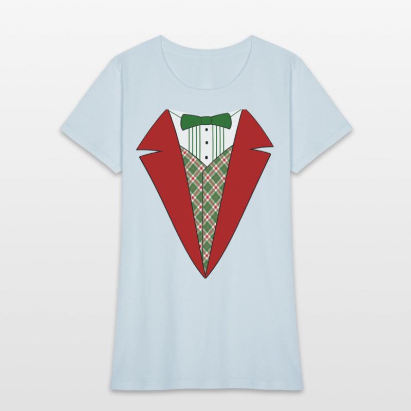 Funny Christmas Tuxedo, Red and Green Tux