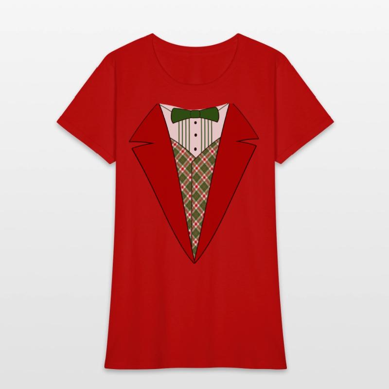 Funny Christmas Tuxedo, Red and Green Tux