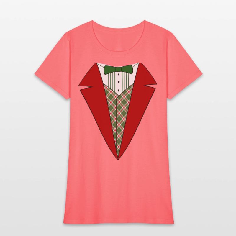 Funny Christmas Tuxedo, Red and Green Tux