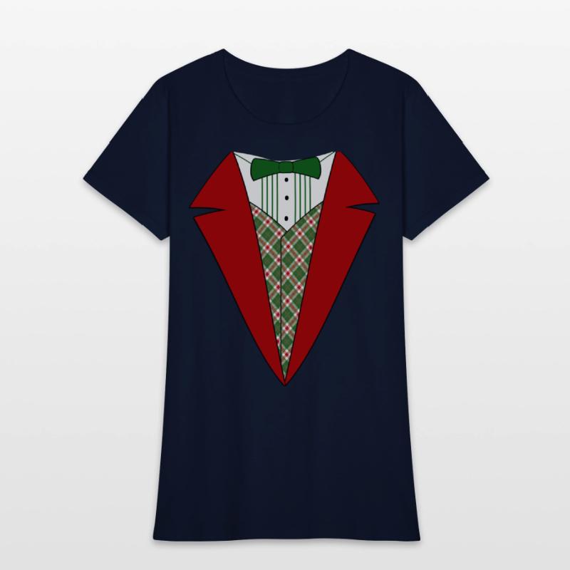 Funny Christmas Tuxedo, Red and Green Tux