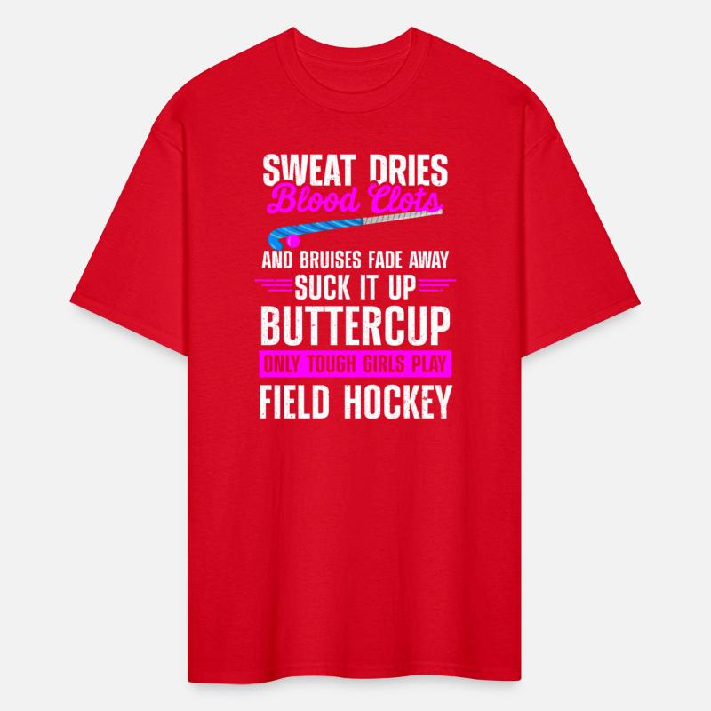 Funny Field Hockey Buttercup Only Tough Girls Play