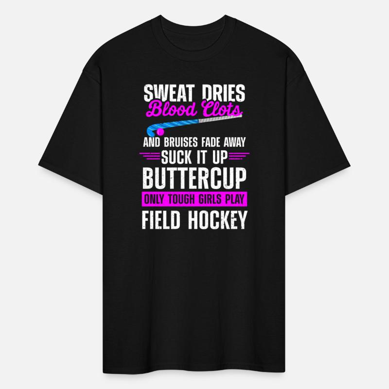Funny Field Hockey Buttercup Only Tough Girls Play