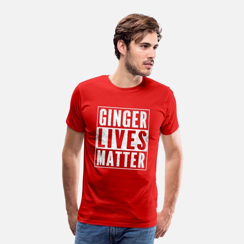 Funny Ginger Lives Matter Old School Graphic
