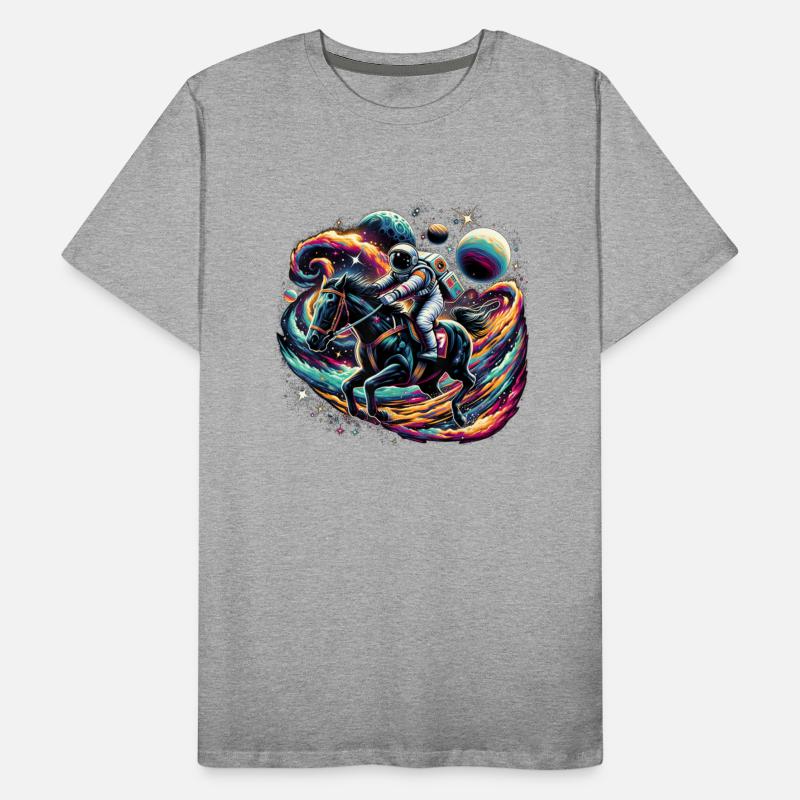 Funny Horse Racing Astronaut Jockey