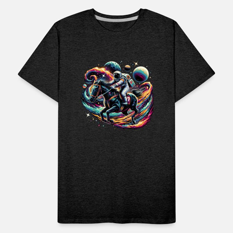 Funny Horse Racing Astronaut Jockey