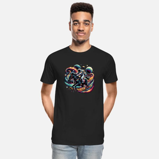 Funny Horse Racing Astronaut Jockey