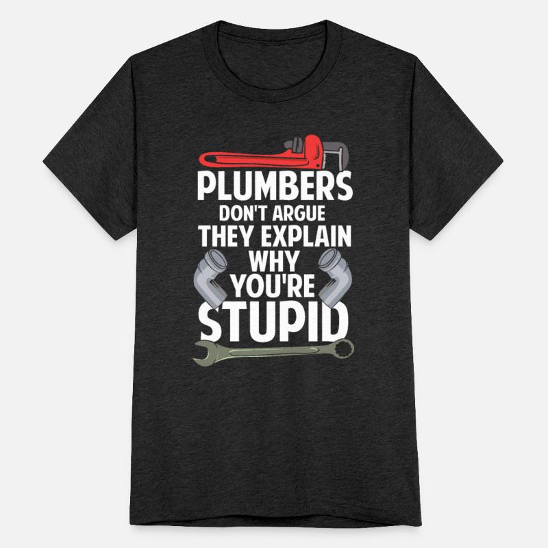 Funny Plumber Plumbers Drainage Worker