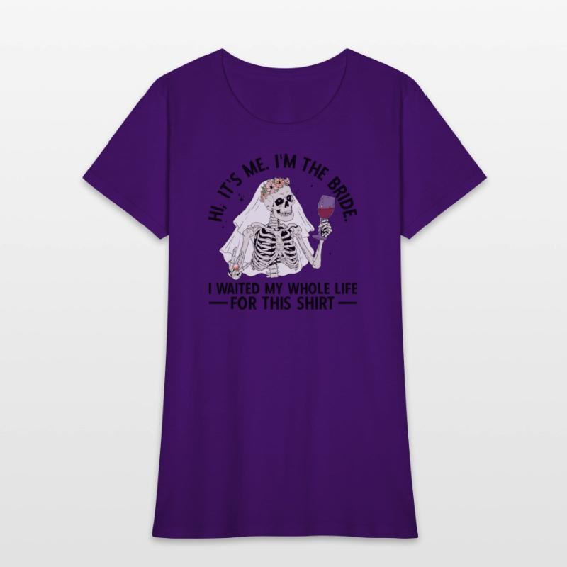 Funny Skeleton Bride Finally getting Married Shirt