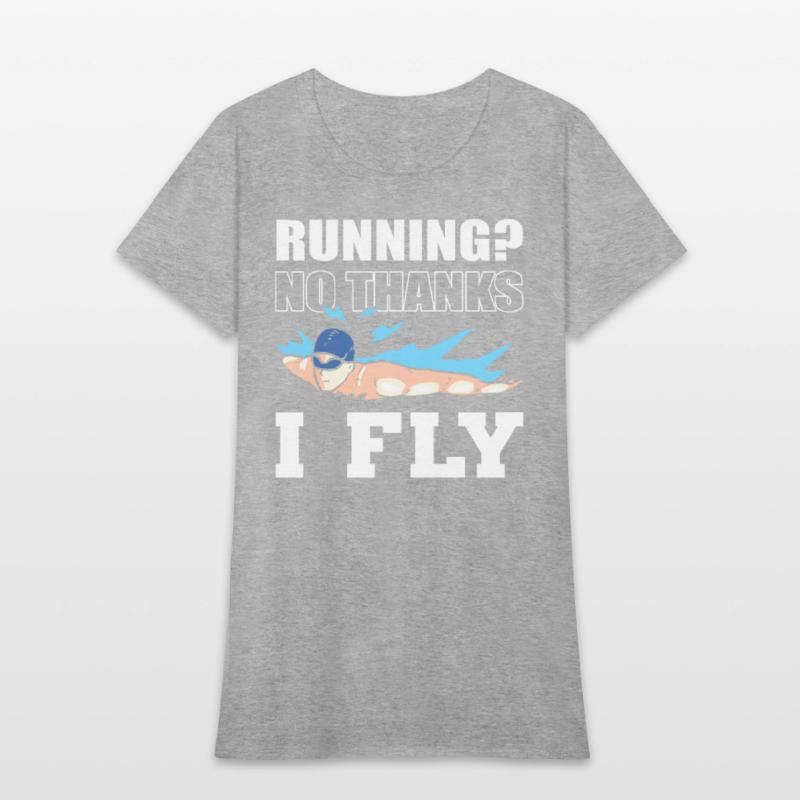 Funny Swimmer Marathoner