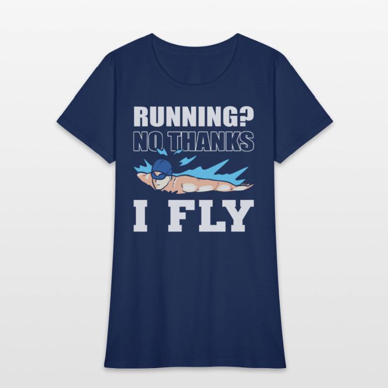 Funny Swimmer Marathoner