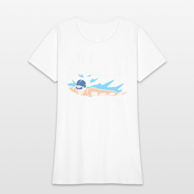 Funny Swimmer Marathoner