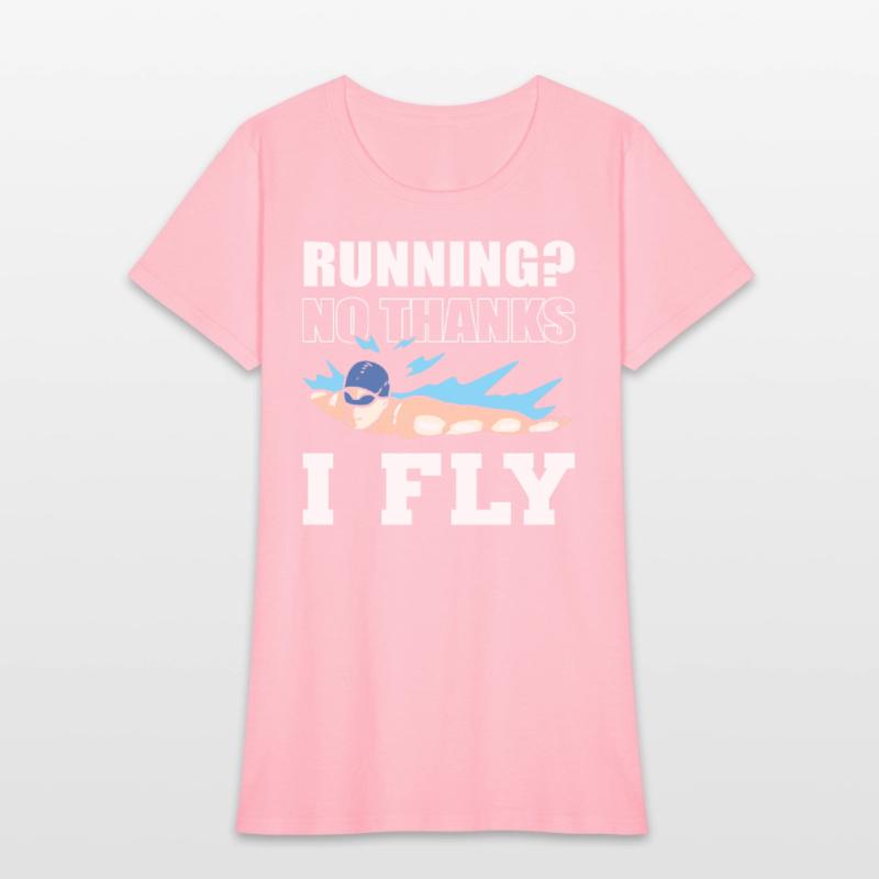 Funny Swimmer Marathoner