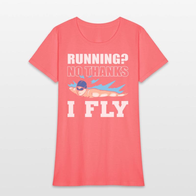 Funny Swimmer Marathoner