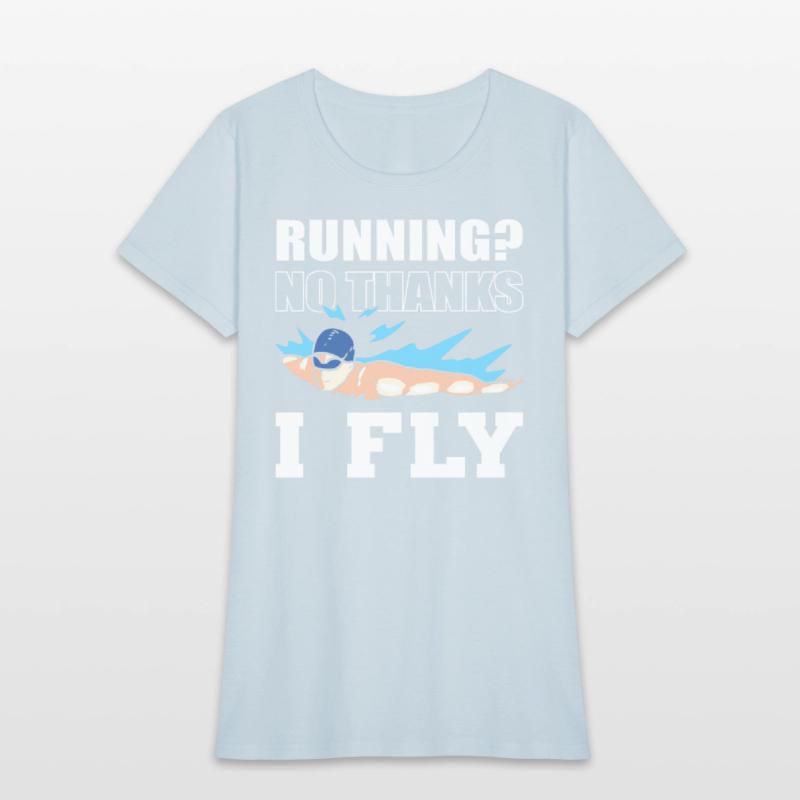 Funny Swimmer Marathoner