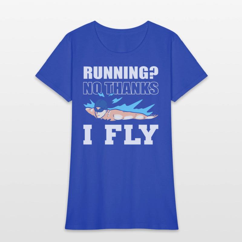 Funny Swimmer Marathoner