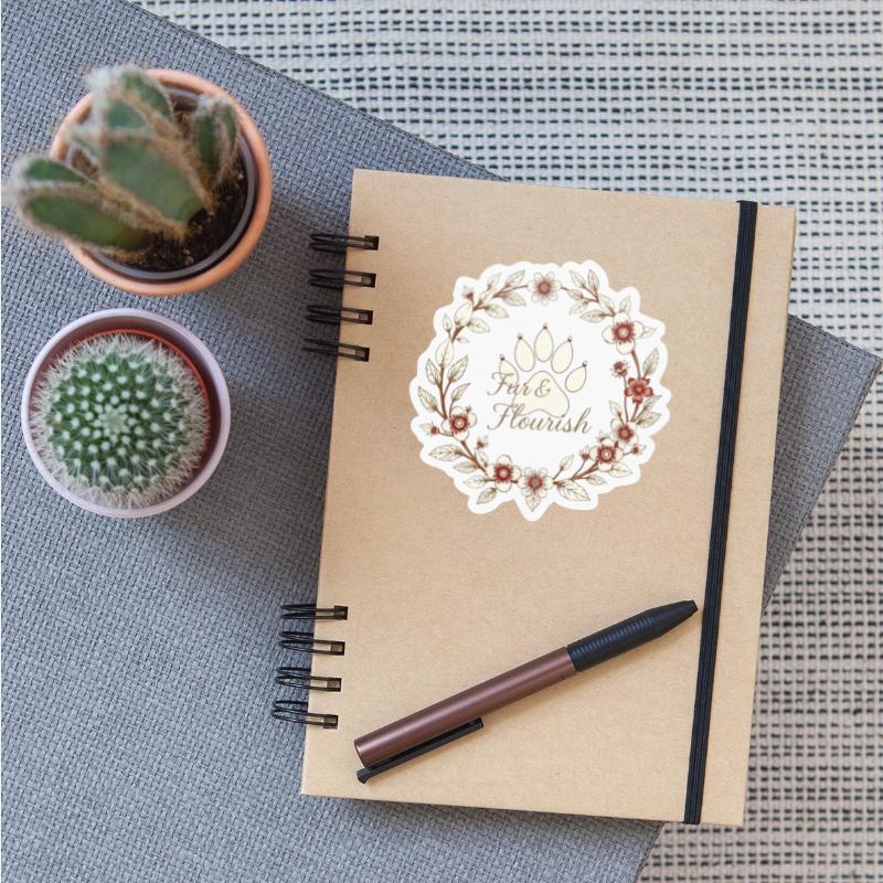 Fur Flourish Botanical Paw Print Empowerment